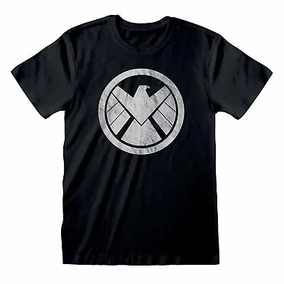 Marvel Avengers Assemble Shield Logo Mens T-shirt • £13.99