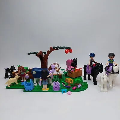 LEGO Friends MOC Horse Scene Bricks Pieces Girls Flowers Garden Bulk Bundle Lot • $59.99