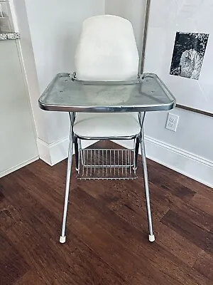 Retro Vintage Metal Cosco Highchair High Chair - MCM • $45.99
