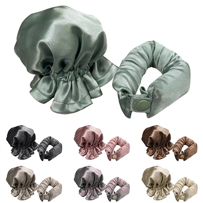 Heatless Hair Curlers Headband Satin Silk No Heat Sleeping Curling Rollers Bun • $13.49