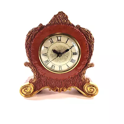 Vintage Electric Lanshire Ceramic Mantle Clock Signed T. Smith Working Model T3 • $37.49