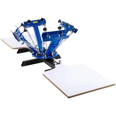 £134.46 • Buy VEVOR Silk Screen Printing Machine 4 Color 2 Station Press Shirts Equipment Kit 