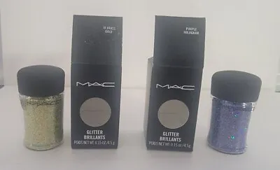 MAC Glitter Brilliants Shadow - 3D Brass Gold/Purple Hologram .15 Oz/4.5 G ~ NEW • $16