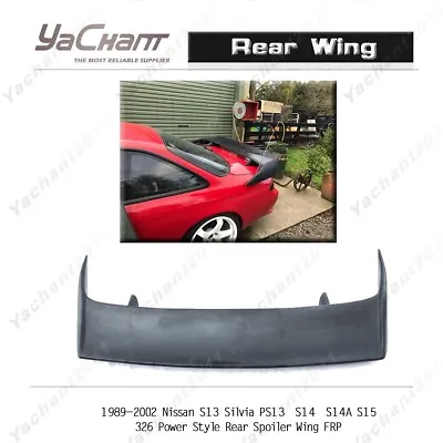 FRP Rear Trunk Spoiler For 89-02 Nissan S13 Silvia PS13  S14  S14A S15 326 Power • $199