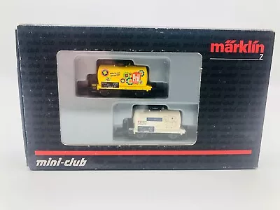 Märklin Marklin Z Scale Mini Club 86114  - 2 Tank Wagon Set (Pril & Theo Prax) • $57.99