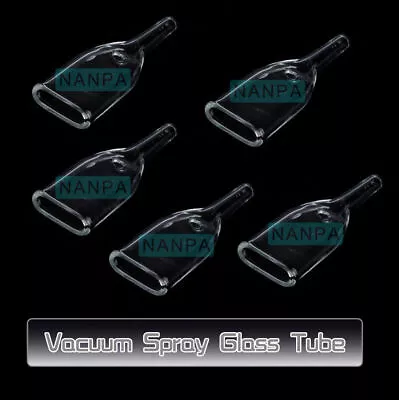 Flat Ventouse Glass Tube Attachment For Vacuum Spray Facial Beauty Equipment • $15.99