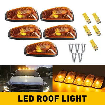 5x Marker Cab Roof Amber Light LED Running Lamp For Chevy GMC 32174 Pickup Truck • $7.99