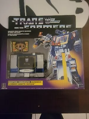 Hasbro Transformers Vintage G1 2018 Exclusive Decepticon Soundwave W/ Buzzsaw... • $89.95