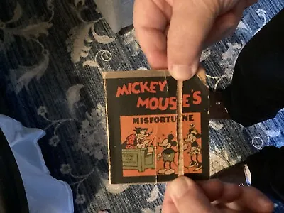 Mickey Mouse's Misfortune 1934 Walt Disney Whitman Illustrated • $7.99