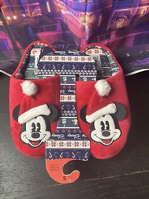 Disney Primark Holiday Mickey Mouse Santa Slipper Size Small 5-6 • £8.55