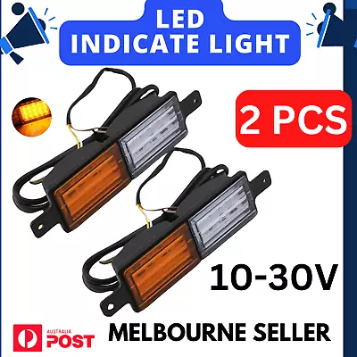 2x 30 LED Bullbar Indicator Tail Lights Front Park DRL Amber For ARB TJM Marker • $38.99