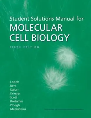 Student Solutions Manual For Molecular Cell Biology (6th Edition) {PB} *NEW* • $8