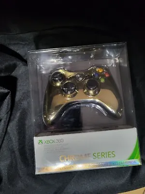 $129.99 • Buy Microsoft Xbox 360 Gold Special Edition Chrome Series Controller, New In The Box