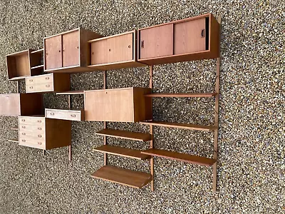 Mid Century Danish Ps Shelving System Large Collection • £950