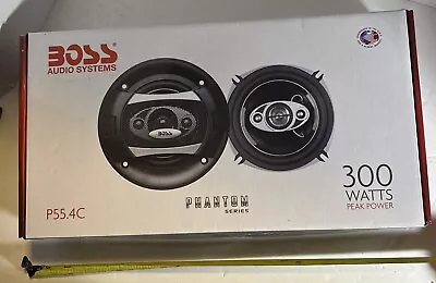 BOSS P55.4C PHANTOM 5-1/4  4-Way Speaker Full Range Pair 300 Watt • $29.95