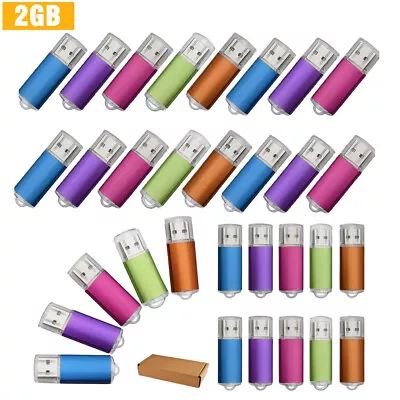 2GB USB 2.0 Flash Thumb Drive Memory Stick Pen U Disk Storage 5/10/50/100PCS • $30.99