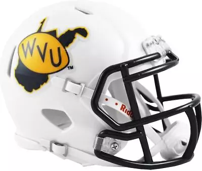 West Virginia Mountaineers Riddell Throwback Speed Mini Helmet • $34.99