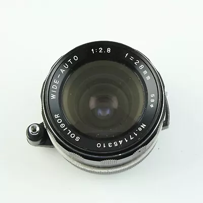 $39.99 • Buy Soligor Wide-Auto 28mm F/2.8 Lens - For Exakta Mount