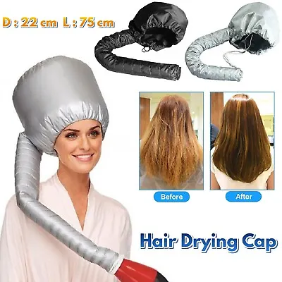 Bonnet Hair Drying Cap Hat Hood Soft Women Blow Dryer Hairdressing Home Tool NEW • $13.99