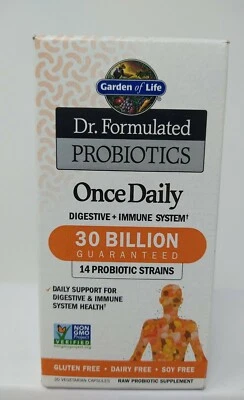 $19.99 • Buy Garden Of Life Dr. Formulated Probiotics Once Daily (30 Caps) Exp 09/23+ #8279