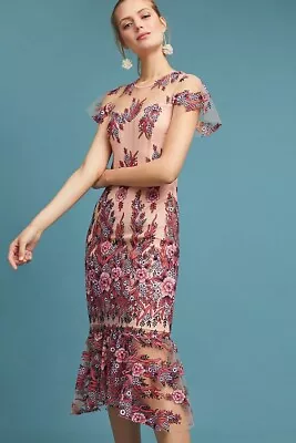 $185 • Buy Shoshanna Loveland Embroided Dress Size 4 $650