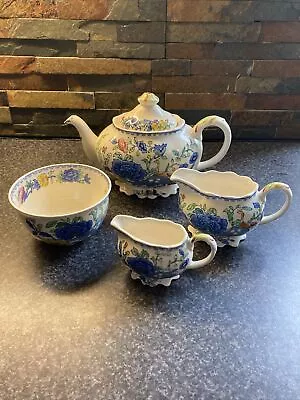 Masons Regency Small Oval Teapot Milk Jug Cream Jug & Sugar Bowl Teaset • £40