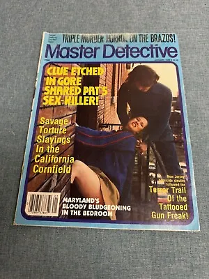 Master Detective Magazine 1985 Assault Cover True Crime Sexy Women • $12.99