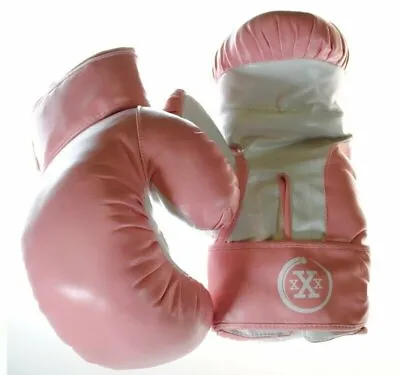 Triple Threat Quick Strap Fitness Training Boxing Gloves - Pink Child 6oz • $17.99