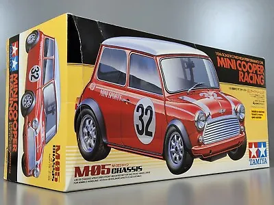 New Open Box Tamiya 1/10 R/C Rover Mini Cooper Racing FWD M05 Chassis # 58438 • $425