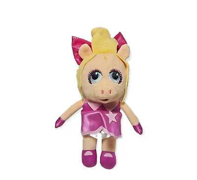 Disney Junior Muppet Babies 9” Baby Miss Piggy Plush Stuffed Animal Doll Toy • $8.46