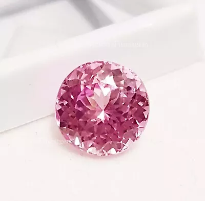 11.85 Ct Flawless Pink Morganite Loose Round Gemstone Cut Madagascar Morganite • $15.33