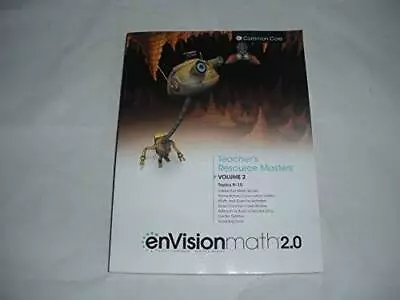 EnVision Math 2.0 Teacher's Resource Masters Grade 2 Volume 2 Topics 9-15 - GOOD • $32.94