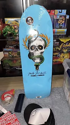 Powell Peralta Mike McGill Skateboard- New In Shrink - Light Blue & Pink • $300