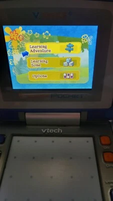 $40 • Buy V Smile Cyber Pocket Handheld Game Learning System 3 Game & Case Works Perfectly