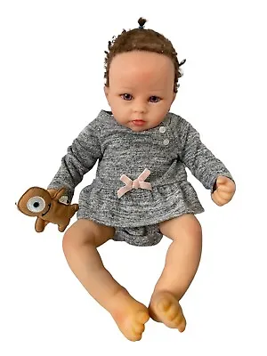 Ashton Drake Linda Murray Heartbeat Baby Doll Purple Eyes Weighted 20'' **READ** • $0.99