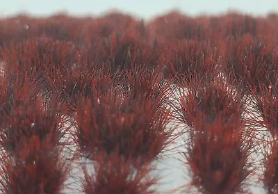 Self Adhesive Static Grass Tufts- Miniature Scenery/Terrain- Dark Red - 4mm • $11.49