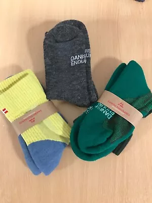 3 Pack Kids Danish Endurance Merino Wool Hiking Socks • £8.99