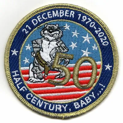 F-14 Tomcat Association 50th Anniversary Half Century Baby Embroidered Patch • $39.99