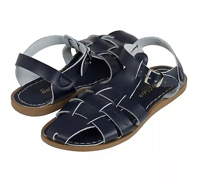 Salt Water Sun San Sandals. Teen Shark Style. Colour Navy. Original Sole. • $55