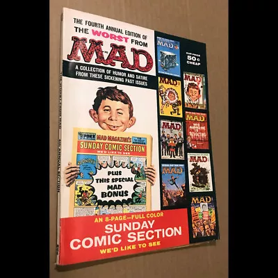 Org 1960 4th Annual Edition Of The Worst From MAD MAGAZINE Lightly Read W/Insert • $99.99