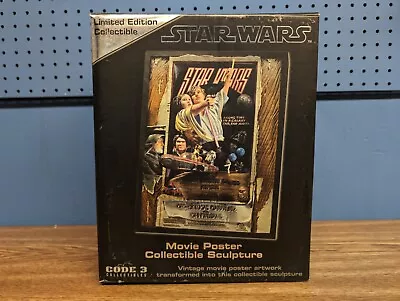 New Hope Style D Movie Poster Sculpture | Star Wars | Code 3 Collectibles Sealed • £96.37