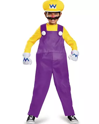 Super Mario Bros Wario Deluxe Boys Costume • $84.99