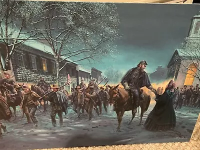 Mort Kunstler -A Fleeting  Moment - Canvas Civil War #88/100 22”x33” Very Rare • $1400