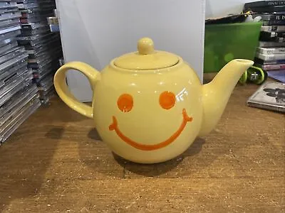 London Pottery Yellow Smiley Face Large Teapot Free Post U.K.  • £16.99