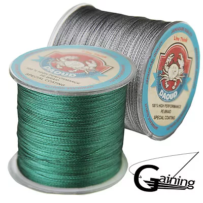 Braided Fishing Line 500m Japanese Super Strong PE Multifilament Green Fish Line • $17.81