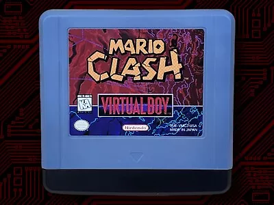 1995 Nintendo Virtual Boy Mario Clash Video Game Cartridge • $65