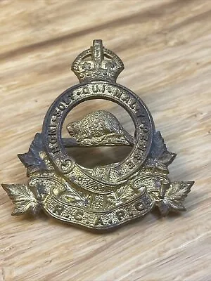 Vintage Royal Canadian Army Pay Corps Badge Cap KG JD • $15