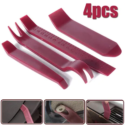 4Pcs Car Door Plastic Trim Panel Clip Dash Radio Removal Pry Tool  Universal • $10.99