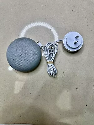 Google Home Mini Smart Speaker Grey  Model HOA W/ Power Cable • $29.99