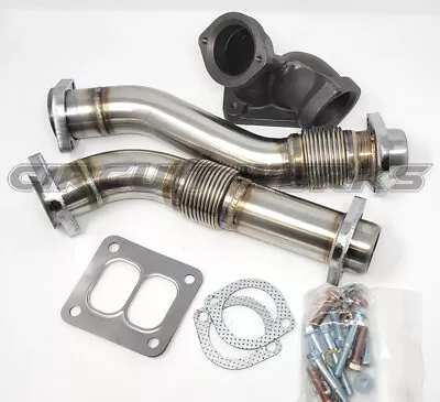 FORD F350 OBS Diesel 7.3L Turbo 94-97 Stainless Up Pipe Kit Bellows POWERSTROKE • $108.99